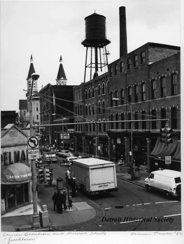 Print, Photographic - Corner Beaubien and Monroe Streets