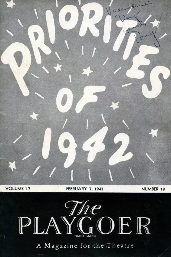 Program, Theater - The Playgoer, Volume 17, Number 18