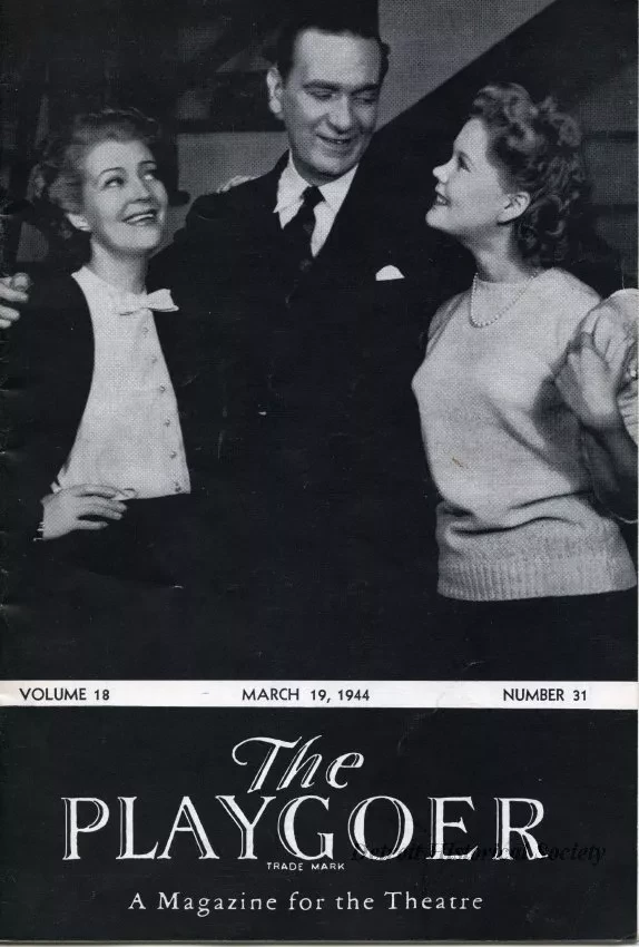 Program, Theater - The Playgoer, Volume 18, Number 31