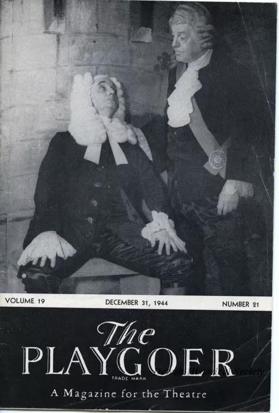 Program, Theater - The Playgoer, Volume 19, Number 21