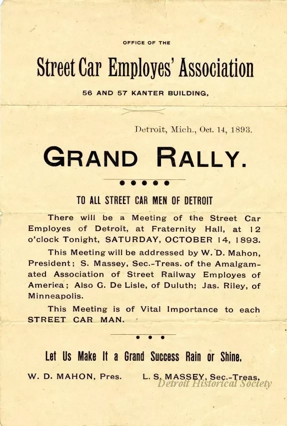Handbill, Political