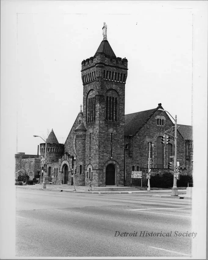 Print, Photographic - Catholic Church, Woodward Ave