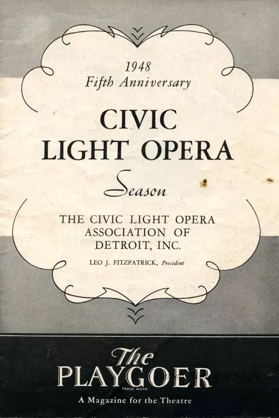 Program, Theater - The Playgoer