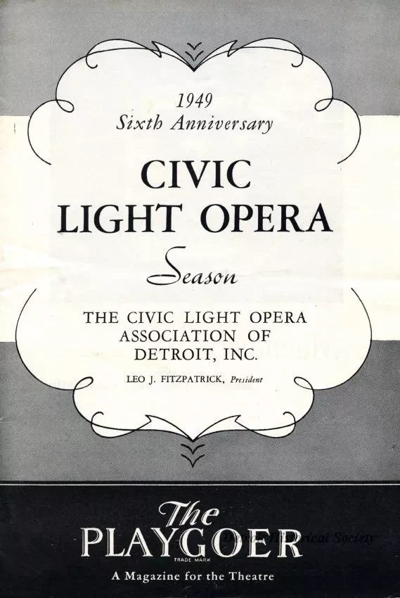 Program, Theater - The Playgoer