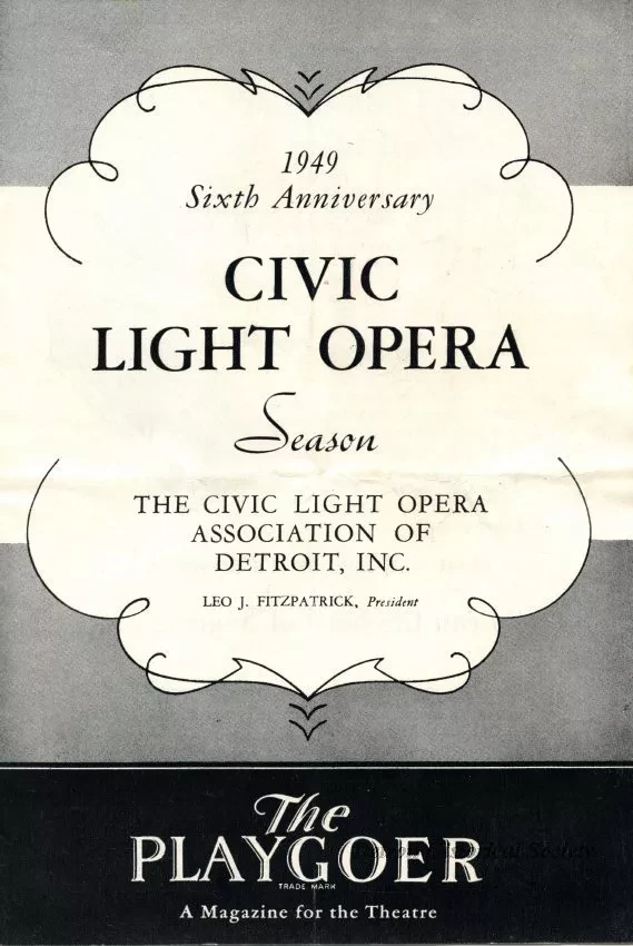 Program, Theater - The Playgoer