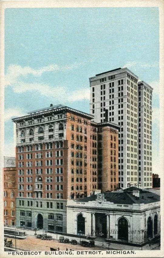 Postcard - Penobscot Building, Detroit, Mich.