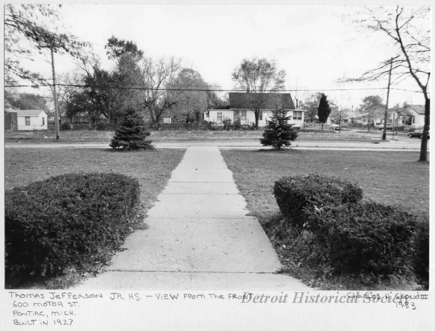 Print, Photographic - Thomas Jefferson Jr. H.S. - View From the Front