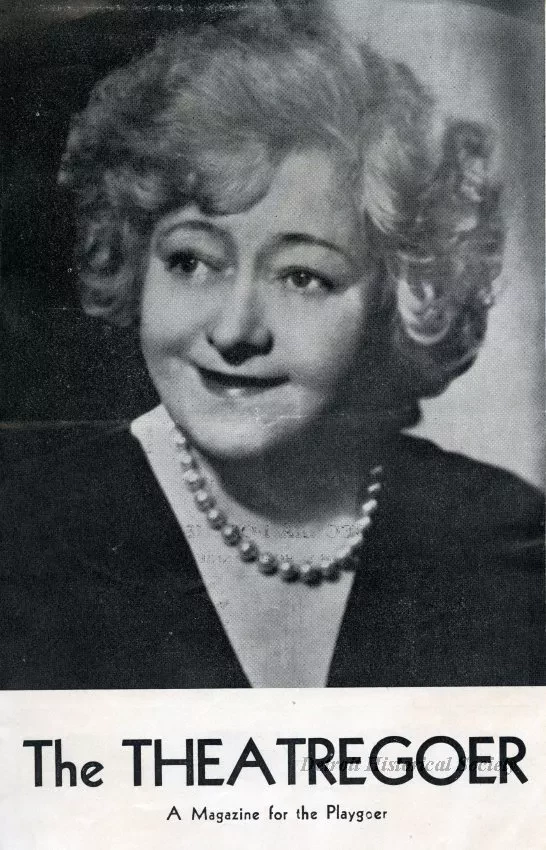 Program, Theater - The Theatregoer: A Magazine for the Playgoer