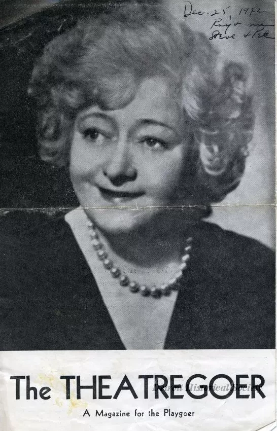 Program, Theater - The Theatregoer: A Magazine for the Playgoer