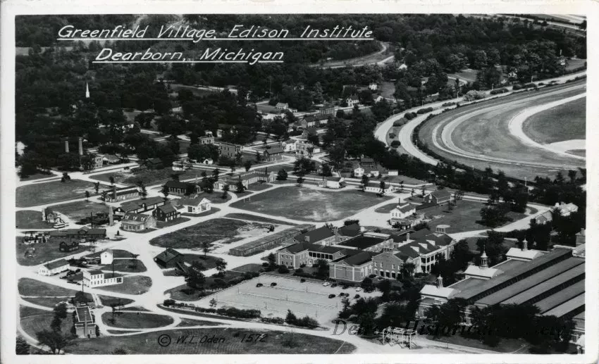 Postcard - Greenfield Village, Edison Institute, Dearborn, Michigan