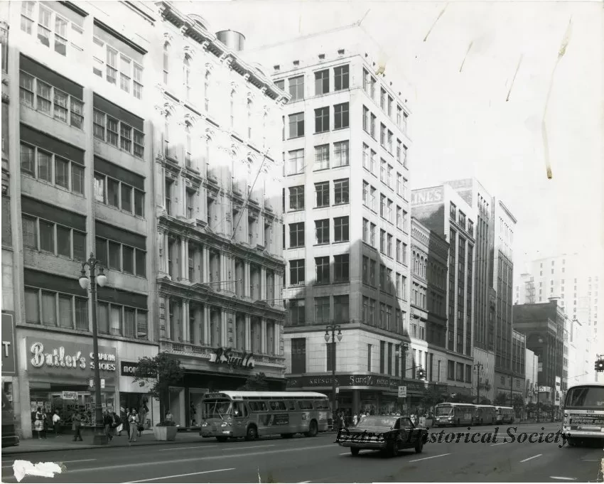 Print, Photographic - West Side of Woodward at State Street