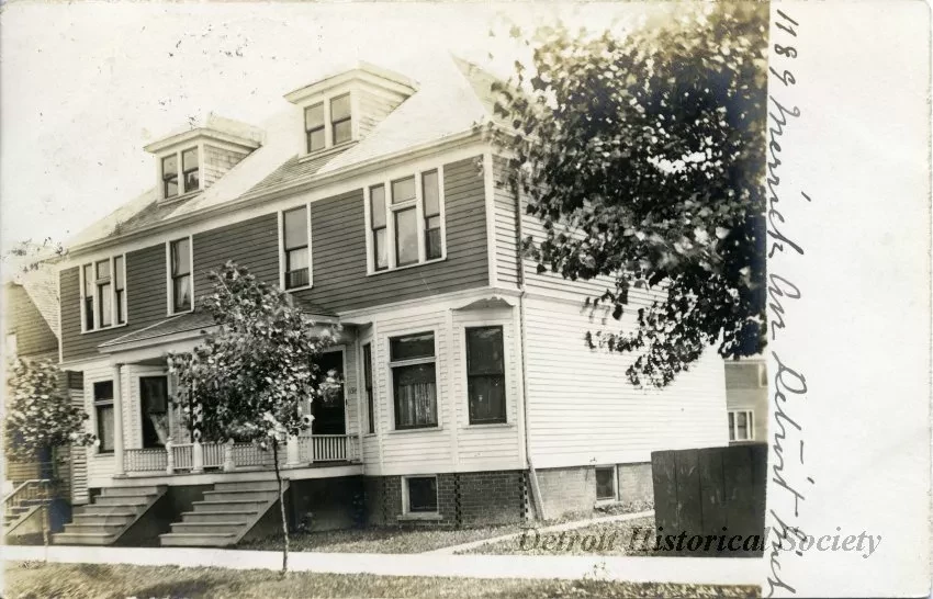 Postcard - 1189 Merrick Ave Detroit Mich