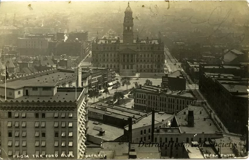 Postcard - From The Ford Bldg. Detroit