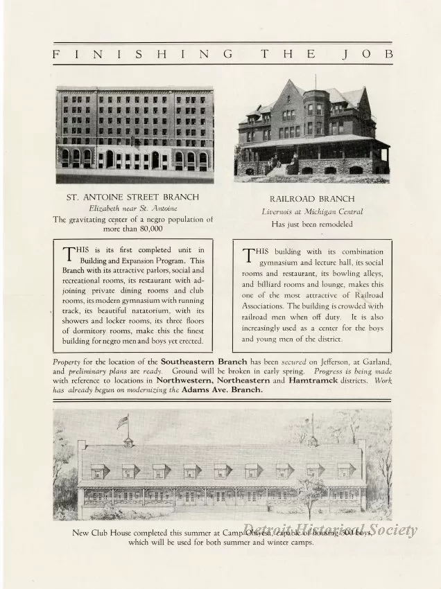 Newsletter - Finishing the Job, Progress Building and Expansion Program