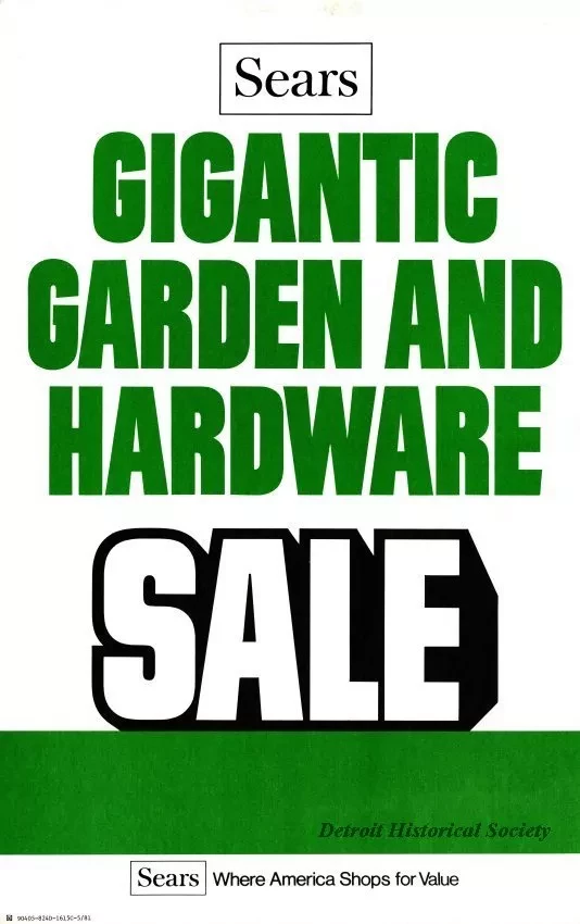 Poster, Advertisement - Sears