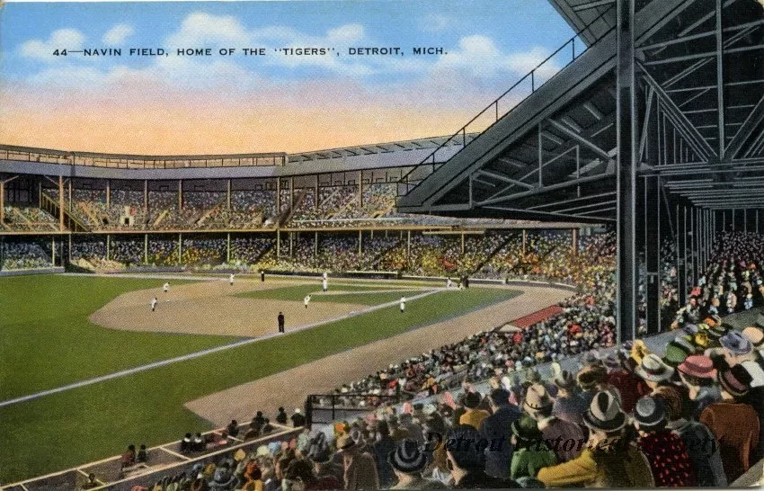Postcard - Navin Field, Home of the "Tigers", Detroit, Mich.