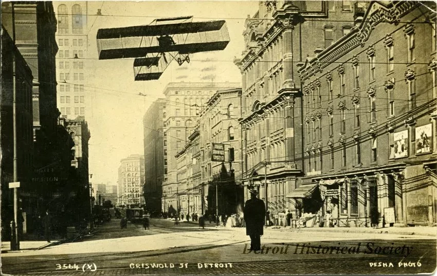 Postcard - Griswold St., Detroit