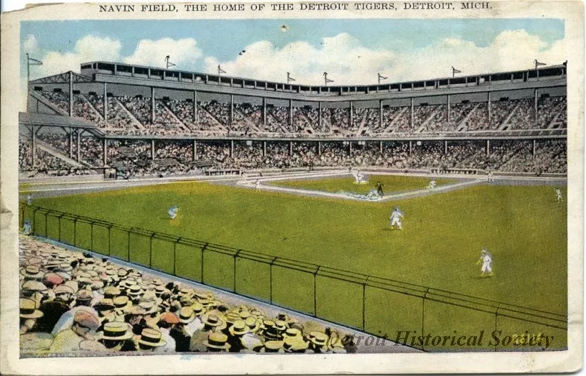 Postcard - Navin Field, The Home of the Detroit Tigers, Detroit, Mich.