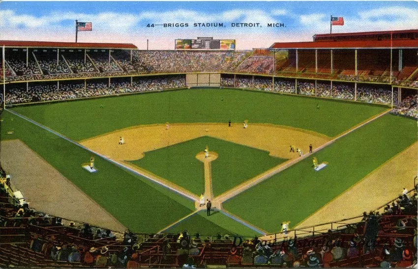 Postcard - Briggs Stadium, Detroit, Mich.