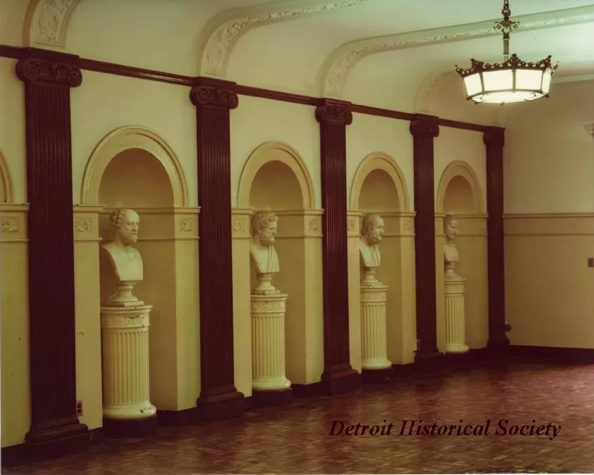 Print, Photographic - East Wall of Main Lobby (Dorman Ardis Entrance), Fordson High