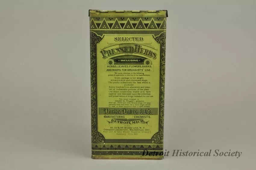 Tin Container - Back