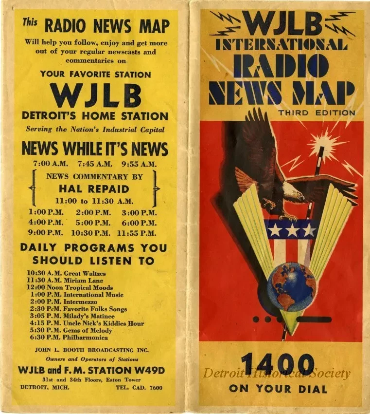 Map - WJLB International Radio News Map 3rd Edition