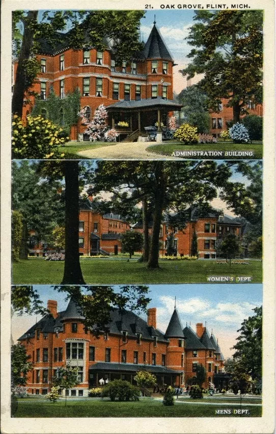 Postcard - Oak Grove, Flint, Mich.