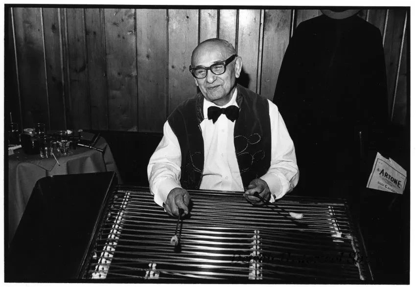 Print, Photographic - Boldi Garber, Cimbalom Player, Kovac's Bar, Delray