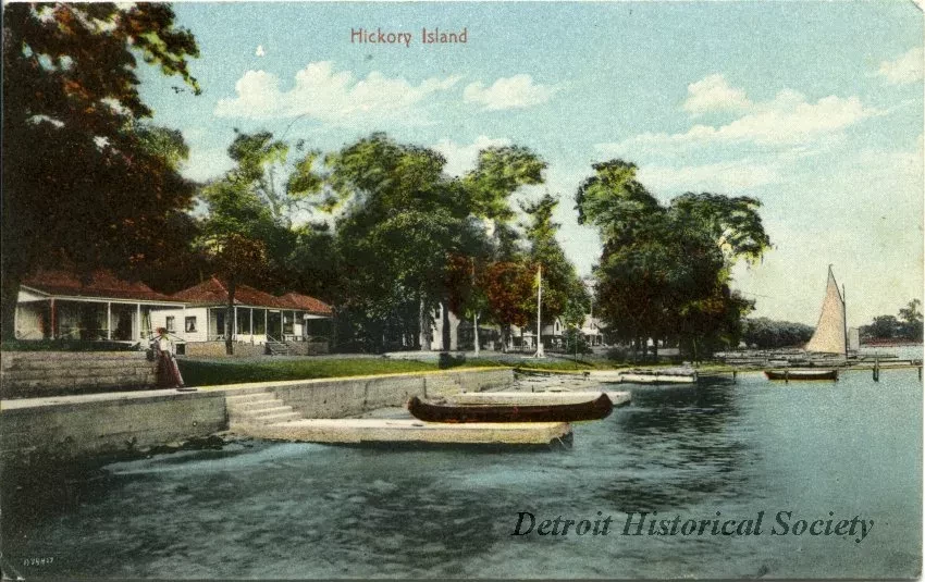 Postcard - Hickory Island