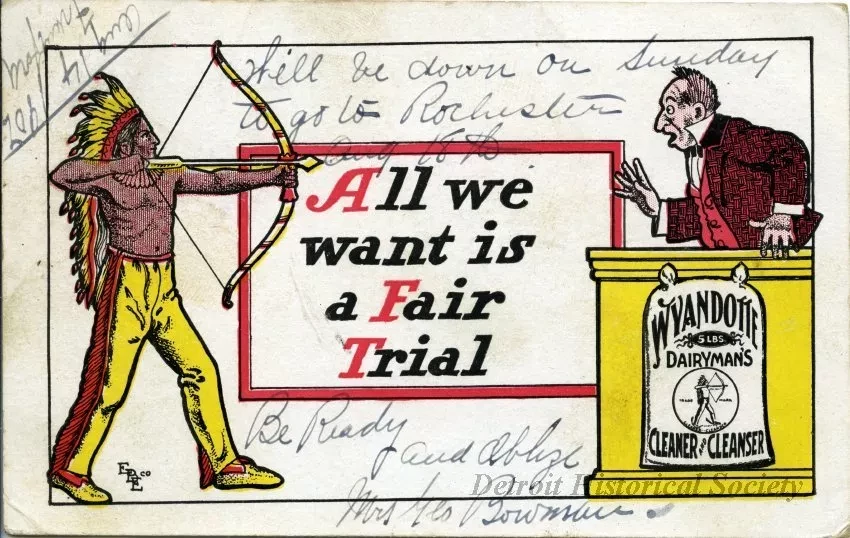 Postcard - All we want is a Fair Trail