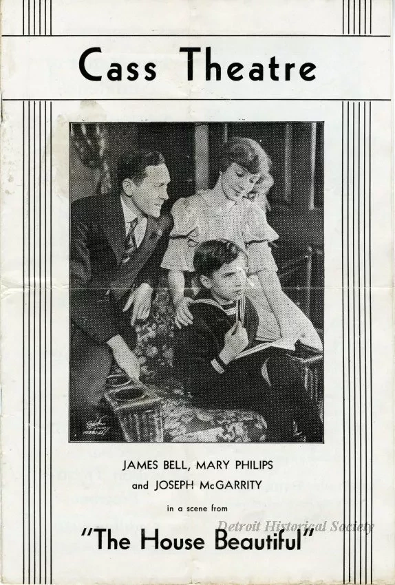 Program, Theater - The House Beautiful