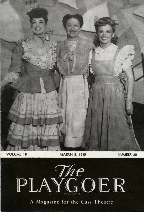 Program, Theater - The Playgoer, Volume 19, Number 30