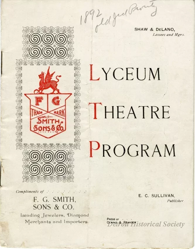 Program, Theater