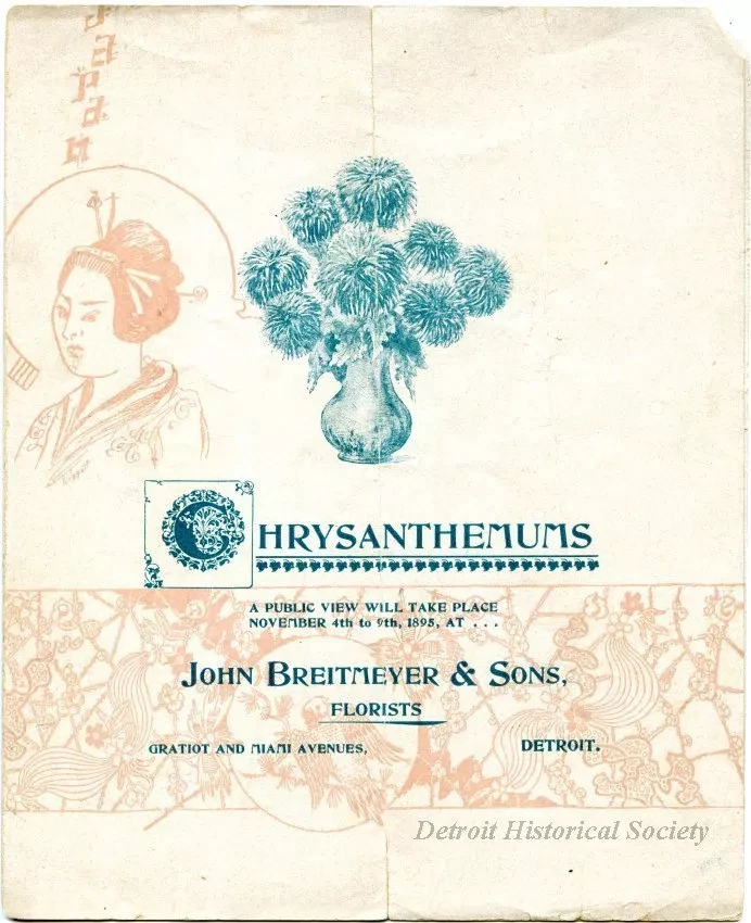 Brochure - John Breitmeyer & Sons, Florists