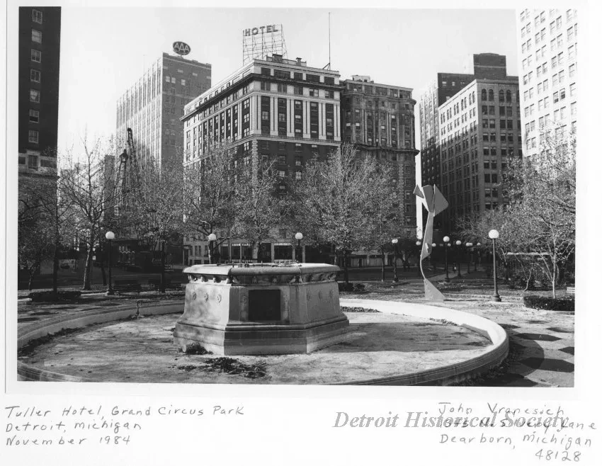Print, Photographic - Tuller Hotel, Grand Circus Park