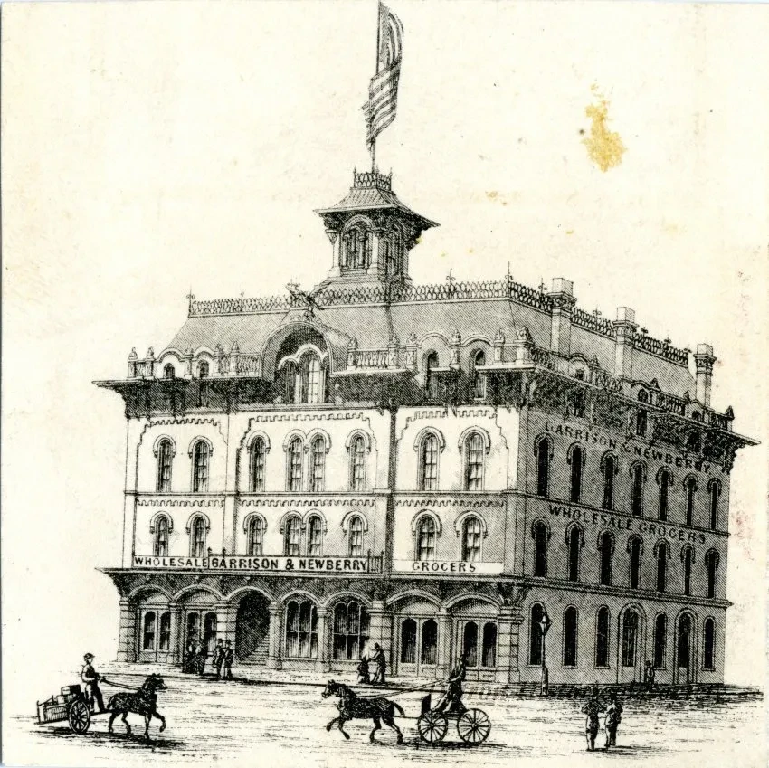 Lithograph - Garrison & Newberry Wholesale Grocers