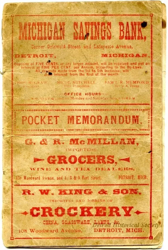 Booklet - Pocket Memorandum