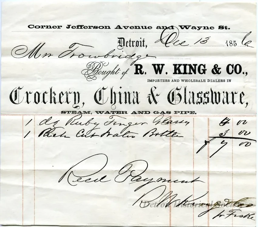 Invoice - R. W. King & Co.