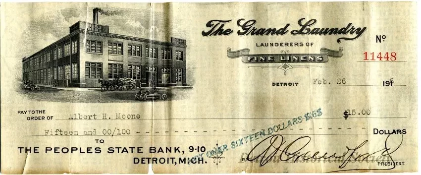 Check, Bank - The Grand Laundry