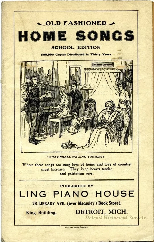 Booklet - Old Fashioned Home Songs - School Edition
Ling Piano House