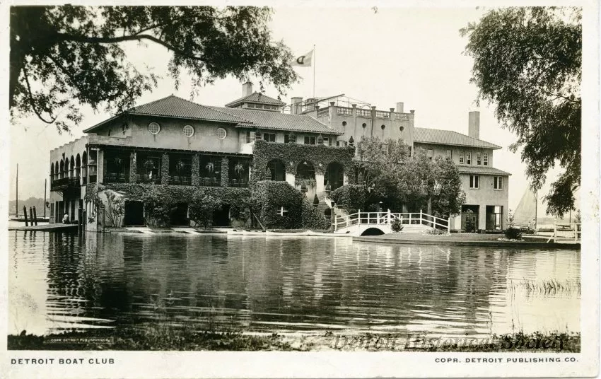 Postcard - Detroit Boat Club