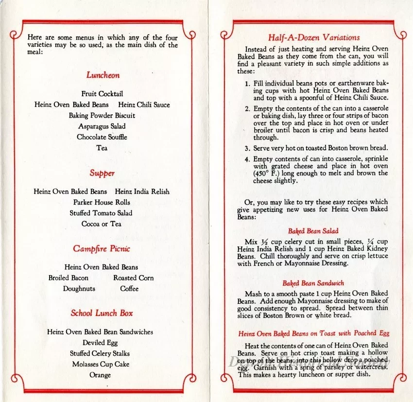 Recipe - Heinz Oven Baked Beans Recipes