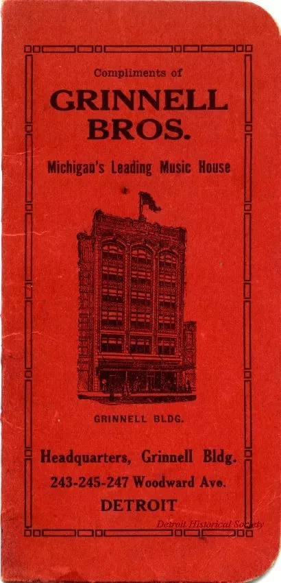 Notebook - Grinnell Bros.