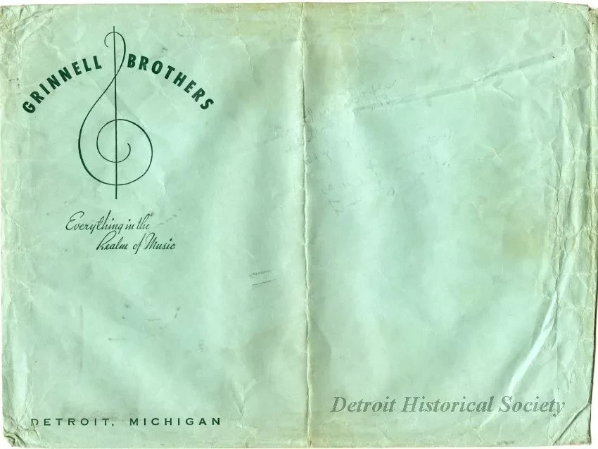 Envelope - Grinnell Brothers