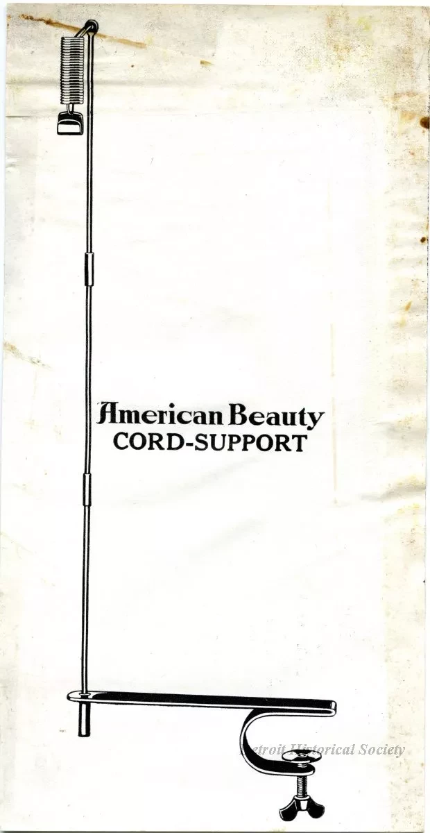 Brochure - a. American Beauty Adjustable-Automatic Electric Iron
b. American Beauty Cord-Support