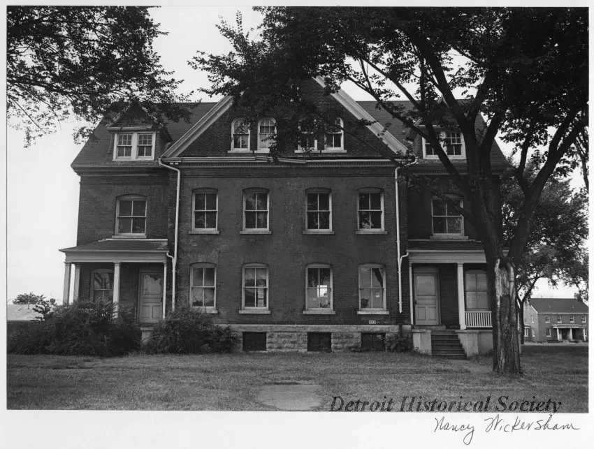 Print, Photographic - Fort Wayne - Officer's Quarters - (front), Detroit, MI