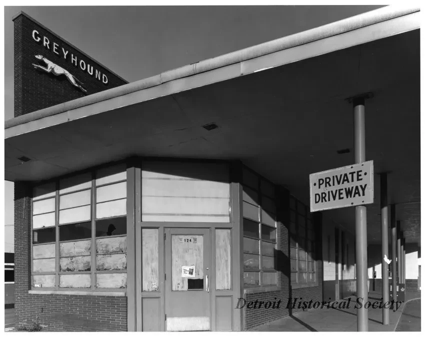 Print, Photographic - Bus Station, Pontiac