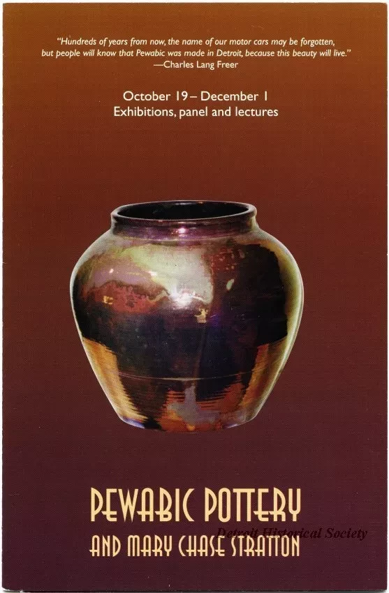 Brochure - Pewabic Pottery and Mary Chase Stratton