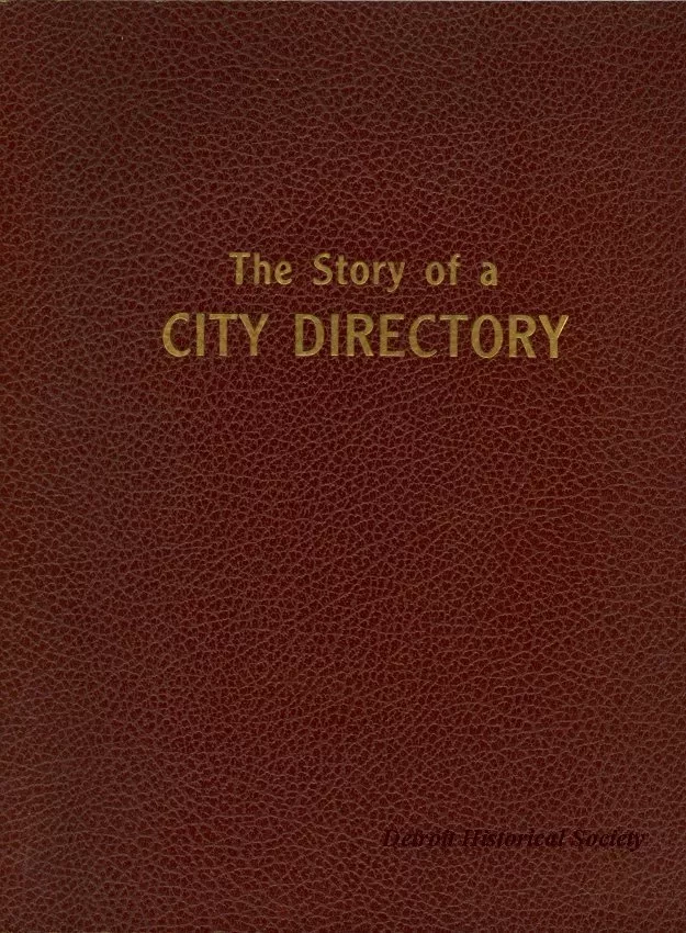 Binder, Ring - The Story of a City Directory