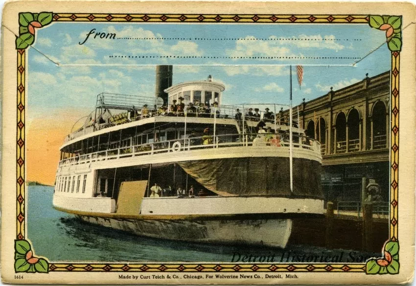 Post Folder - Beautiful Parks, Detroit, Mich.